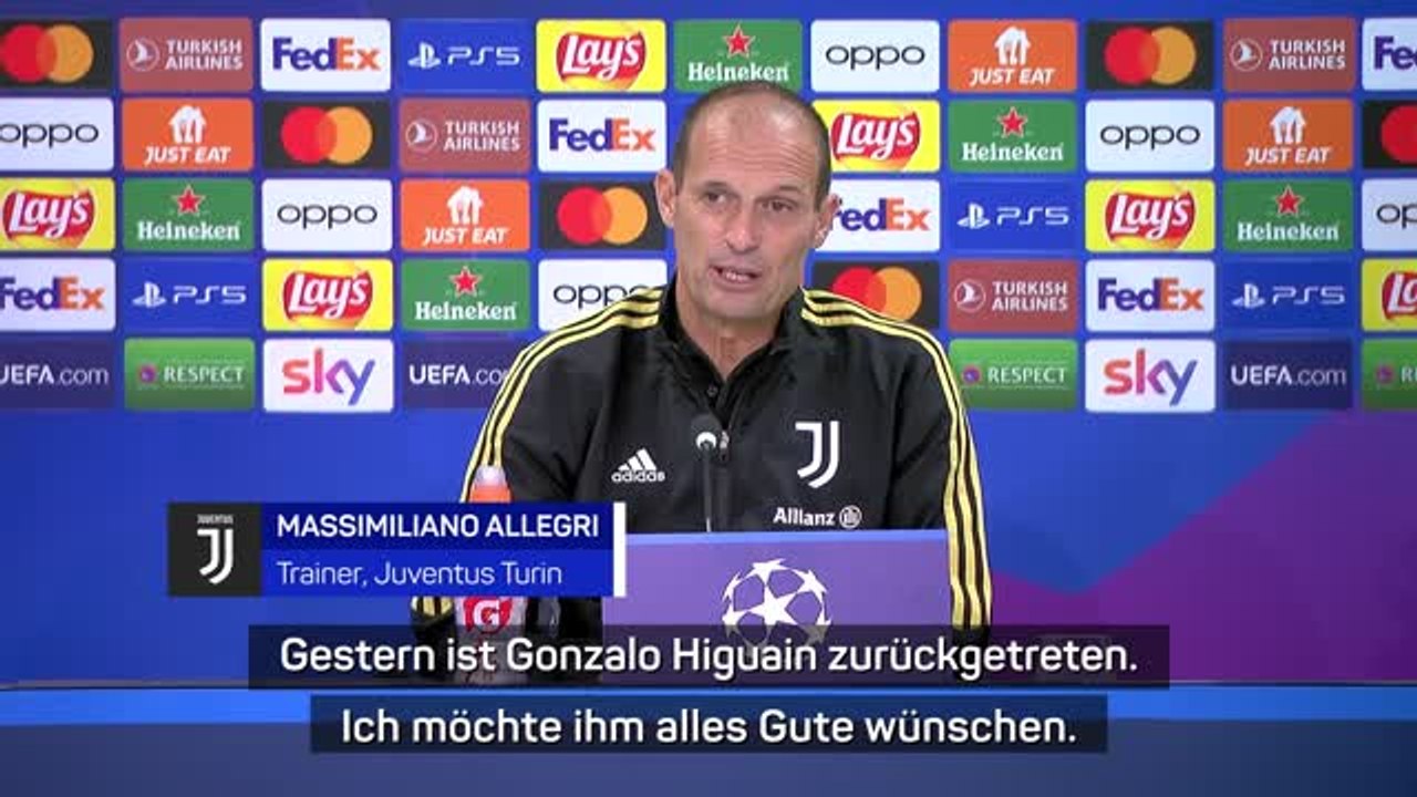 Allegri wünscht Higuain “Glück für zweites Leben”