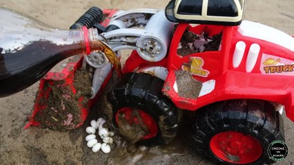 Car Forgotten In The Sand Experiment With Coca Cola #26