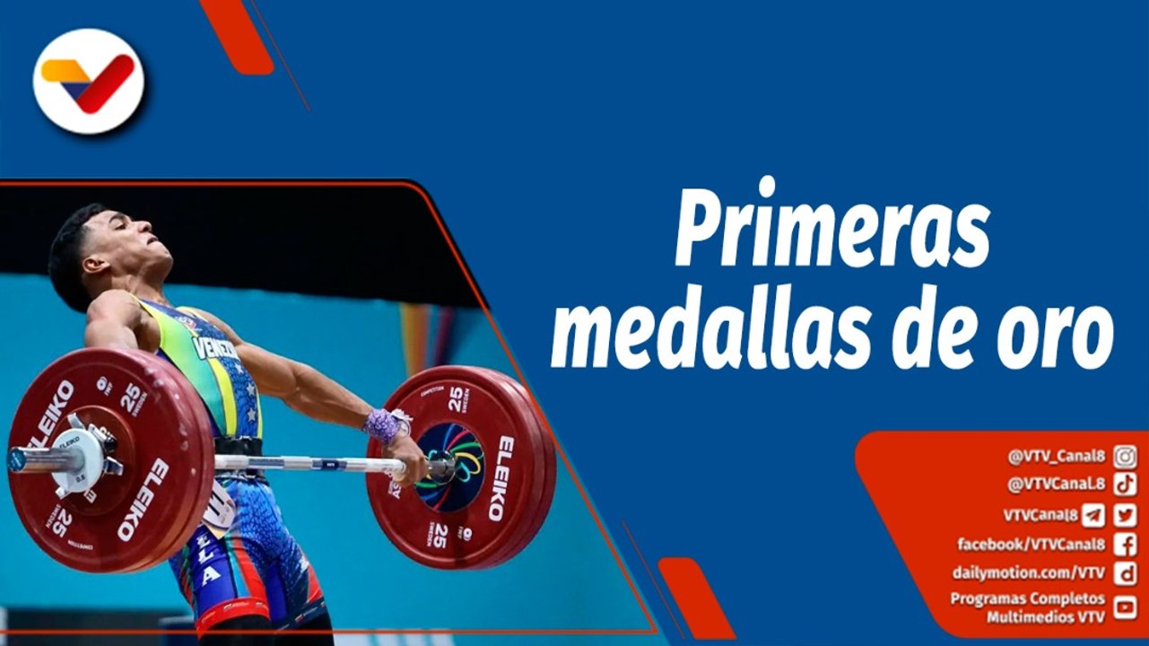 Deportes VTV | Venezuela logra dos medallas doradas en los Juegos Suramericanos Asunción 2022