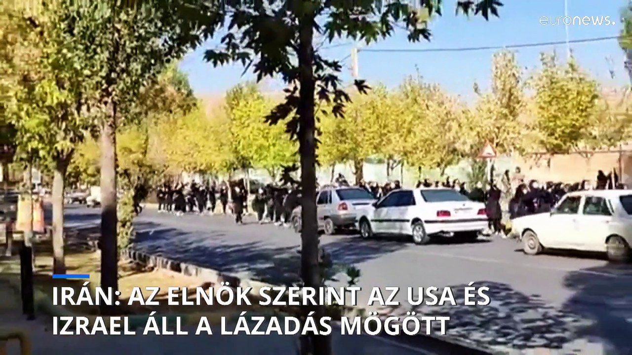 Az iráni elnök az Egyesült Államokat és Izraelt látja a tüntetések mögött