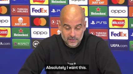 Guardiola ‘absolutely wants’ England World Cup success