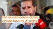 Carlos Lupi, presidente do PDT, critica Bolsonaro e anuncia apoio do partido a Lula no 2º turno
