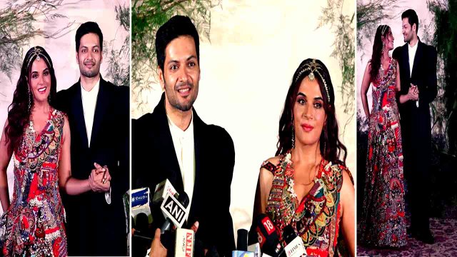 Richa Chadha Ali Fazal Reception: Ali-Richa Reception के बाद Media से बात करते वक्त हुए Emotional!