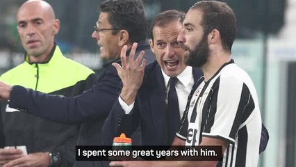 'A delight' to coach retired Higuain - Allegri