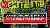 Empresas prevén reducir un 8% el precio de la canasta básica