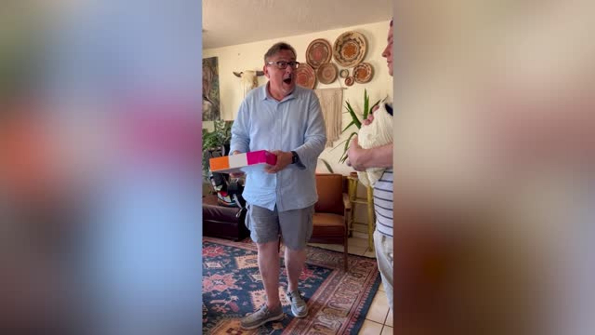 ⁣Grandparents Well Up When They Meet Grandson For First Time After Eight Weeks in NICU | Happily TV