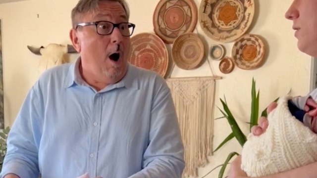 Grandparents Well Up When They Meet Grandson For First Time After Eight Weeks in NICU | Happily TV