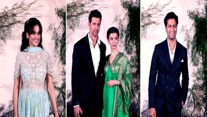 Ali Fazal Richa Chadha के Reception में पहुंचे Vicky Kaushal, Hrithik Roshan Saba Azad, Esha Gupta!