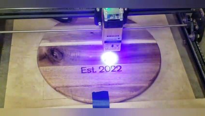 Engraving A Lazy Susan with the Ortur laser master 2