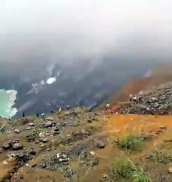Un glissement de terrain fait disparaitre un lac en montagne