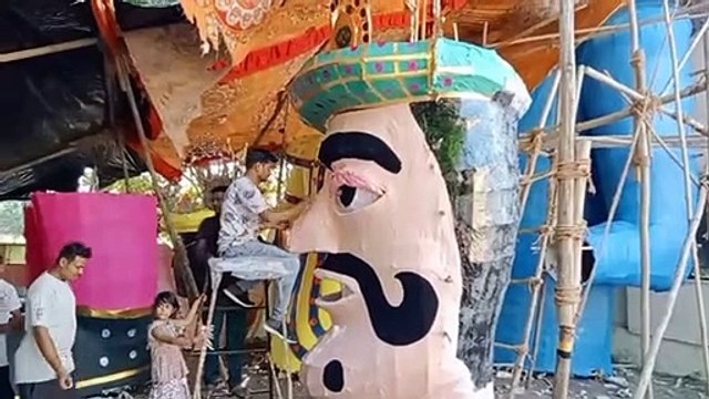 रावण को टक्कर देगा रावण, श्रीनाथपुरम में भी 70 फीट के रावण का करेंगे दहन