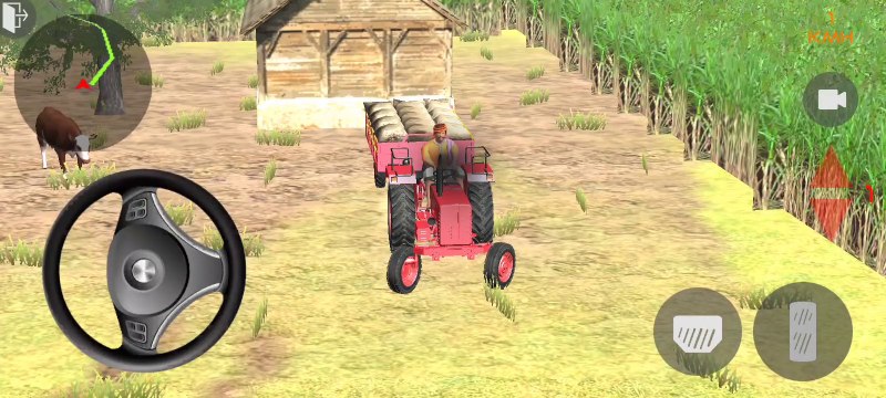 Diy tractor trolley | dangerous tractors work | @Mini Creative | @KeepVilla gola gamer part 2 android game play #tractor #diy