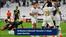 63 Minuten in Überzahl: Marseille 4:1-Sieger gegen Sporting