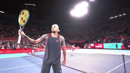 Kyrgios marks ATP Tour return in style