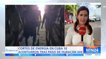 Cuba vive sus mayores protestas en 15 meses por los cortes eléctricos tras el paso de Ian