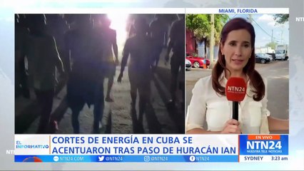 Download Video: Cuba vive sus mayores protestas en 15 meses por los cortes eléctricos tras el paso de Ian