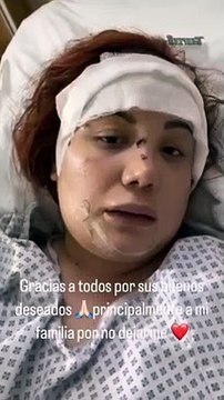 Reaparece esposa de Luis R Conriquez tras fuerte accidente