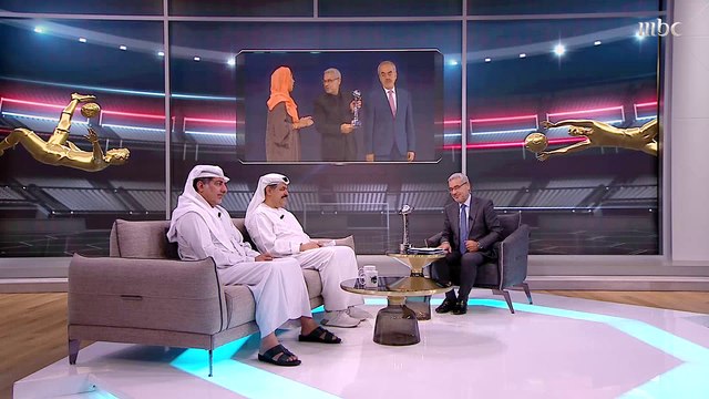 مصطفى الآغا: نهدي هذه الجائزة للشيخ وليد الإبراهيم ومجلس إدارة MBC وجميع الزملاء في صدى الملاعب