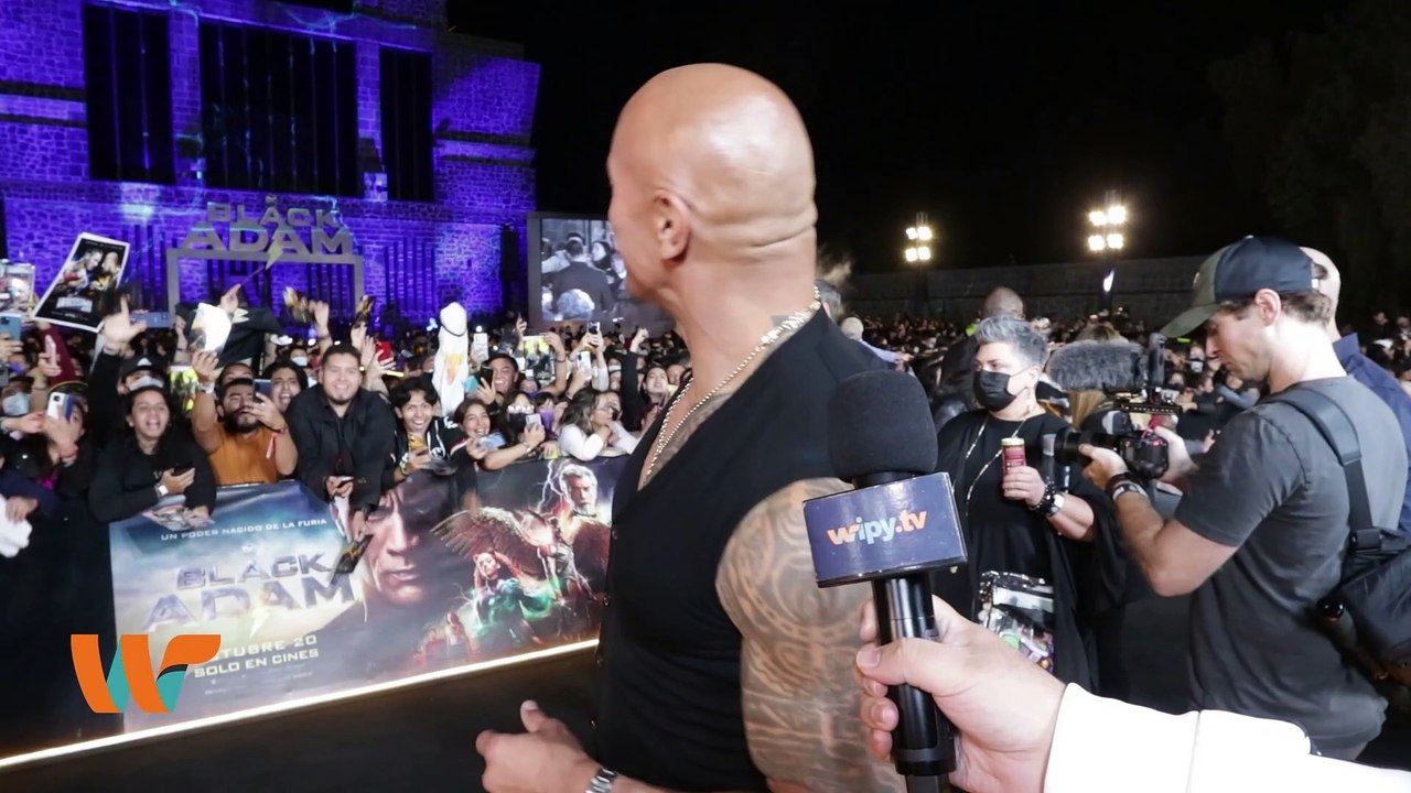 Fuimos a la black carpet de ‘Black Adam’ y platicamos con el elenco || Wipy TV