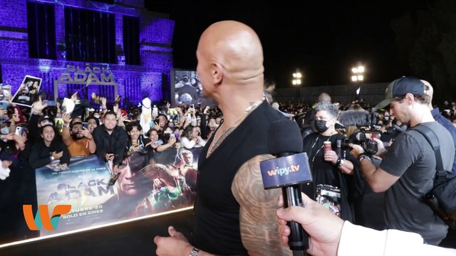 Fuimos a la black carpet de ‘Black Adam’ y platicamos con el elenco || Wipy TV