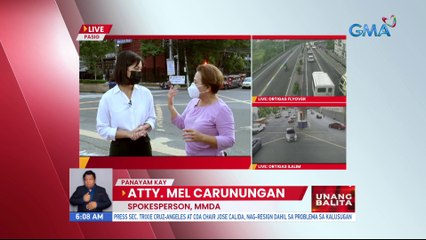 Panayam kay Atty. Mel Carunungan, Spokesperson, MMDA (October 05, 2022) | UB