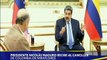 Pdte. Maduro recibe en Palacio de Miraflores al Canciller de la República de Colombia, Álvaro Leyva