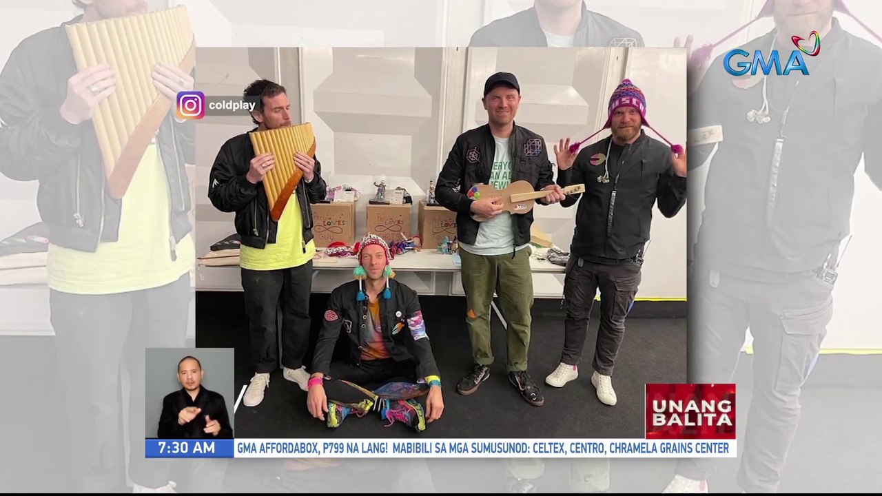 Ilang shows ng Coldplay, 'di muna matutuloy; Lead singer Chris Martin, na-diagnose na may serious lung infection | UB