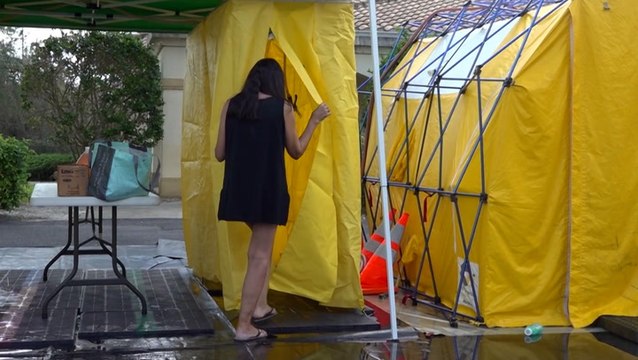 Floridians grateful for portable showers as many remain without usable water after Ian