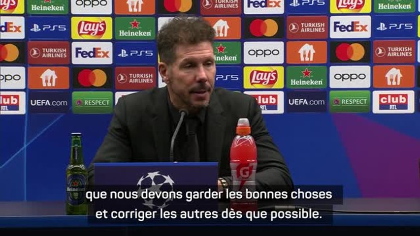 Club Bruges - Atlético Madrid : Diego Simeone : 
