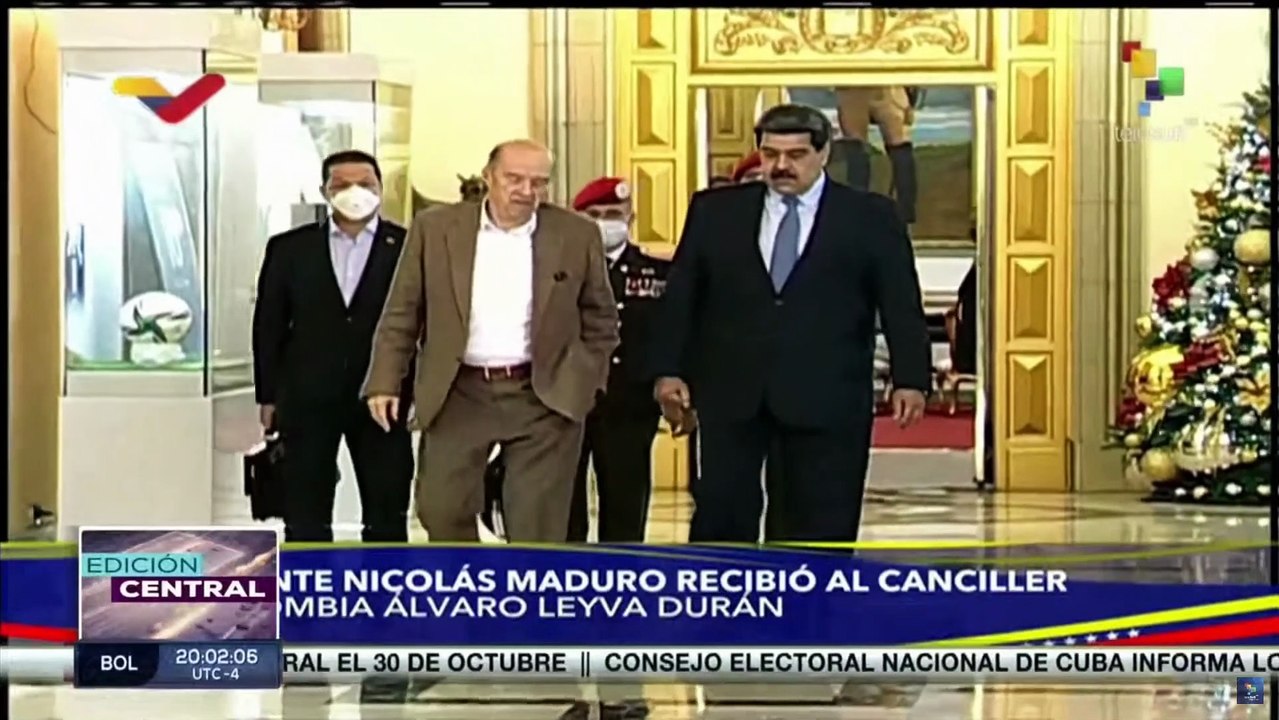 Canciller colombiano sostiene encuentro con el Pdte. Nicolás Maduro en Venezuela