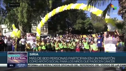 En Siria inicia maratón caritativo en apoyo a los niños con cáncer