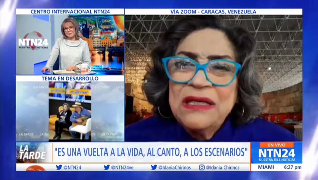 "Es una vuelta a la vida, amo a mi patria venezolana": Soledad Bravo sobre su regreso a los escenarios