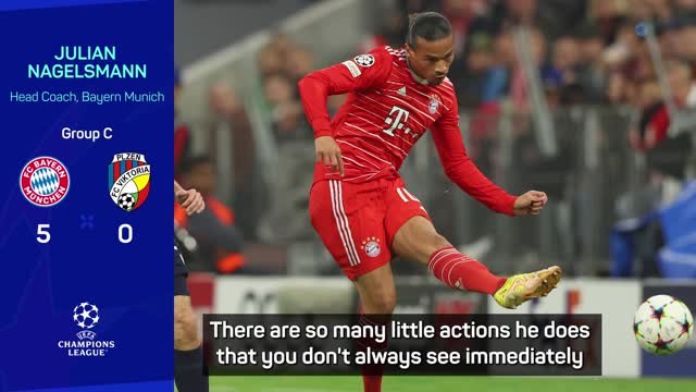 Sane is Bayern's 'icing on the cake’ - Nagelsmann
