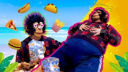 Los Meñiques De La Casa - Mono se Pone Gordo en la playa  |