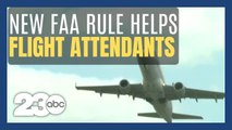 FAA announces new rule increasing mandatory minimum rest periods for flight attendants