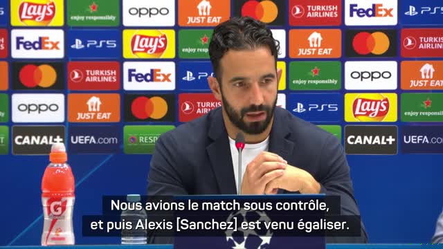 Groupe D - Amorim : "Nous devons apprendre de ces moments"