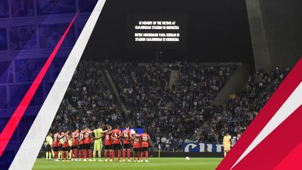 Momen Mengheningkan Cipta di Liga Champions Untuk Korban Tragedi Kanjuruhan