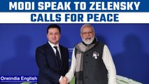 PM Modi speaks with Volodymyr Zelensky over the phone, calls for peace | Oneindia News *News