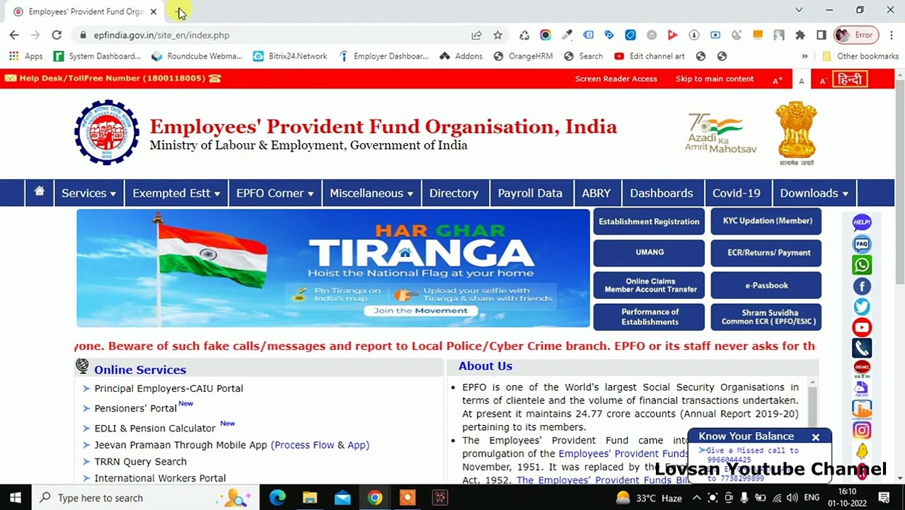 Claim Online EPF PF Withdrawal fund from EPF UAN Online Portal _ PF amount Withdraw with UAN Portal