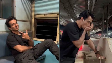 Sonu Sood Mumbai Local Train Video Viral, Platform पर पानी पीते troll | Boldsky *Entertainment