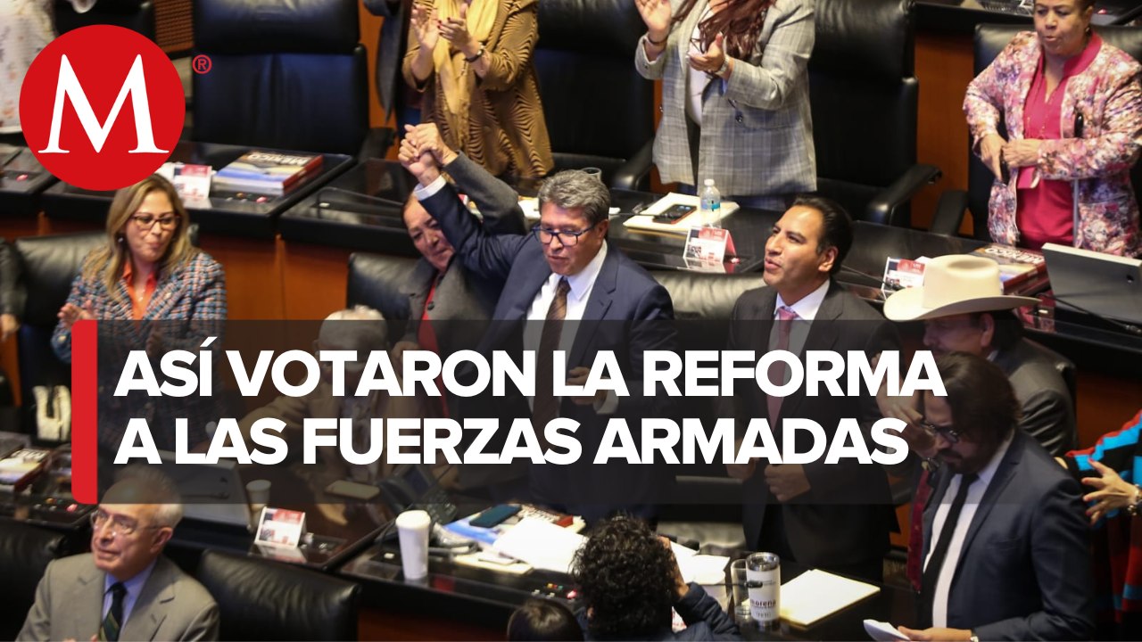 Así la votación a favor 87 y en contra 40 de la...