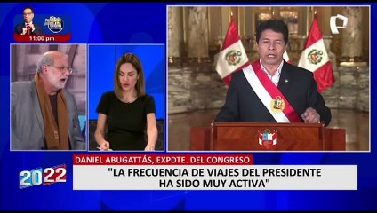 Abugattás: "El JNE debería llamar la atención del presidente, él viaja a hacer campaña política"