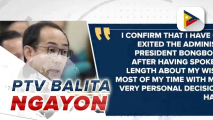 Atty. Vic Rodriguez, kinumpirma ang pag-alis niya sa Marcos administration