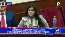 Yenifer Paredes: reprograman audiencia de apelación de prisión preventiva para el 11 de octubre