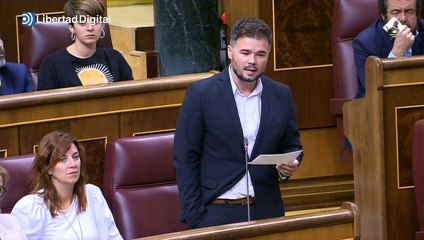 Rufián compara a Vox con el 23F de Tejero