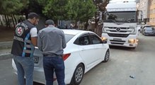 Eyüpsultan'da hafriyat kamyonuyla tehlikeli hareketler yapan şoföre ceza