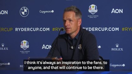 Luke Donald believes that the Ryder Cup can heal the LIV Golf divide