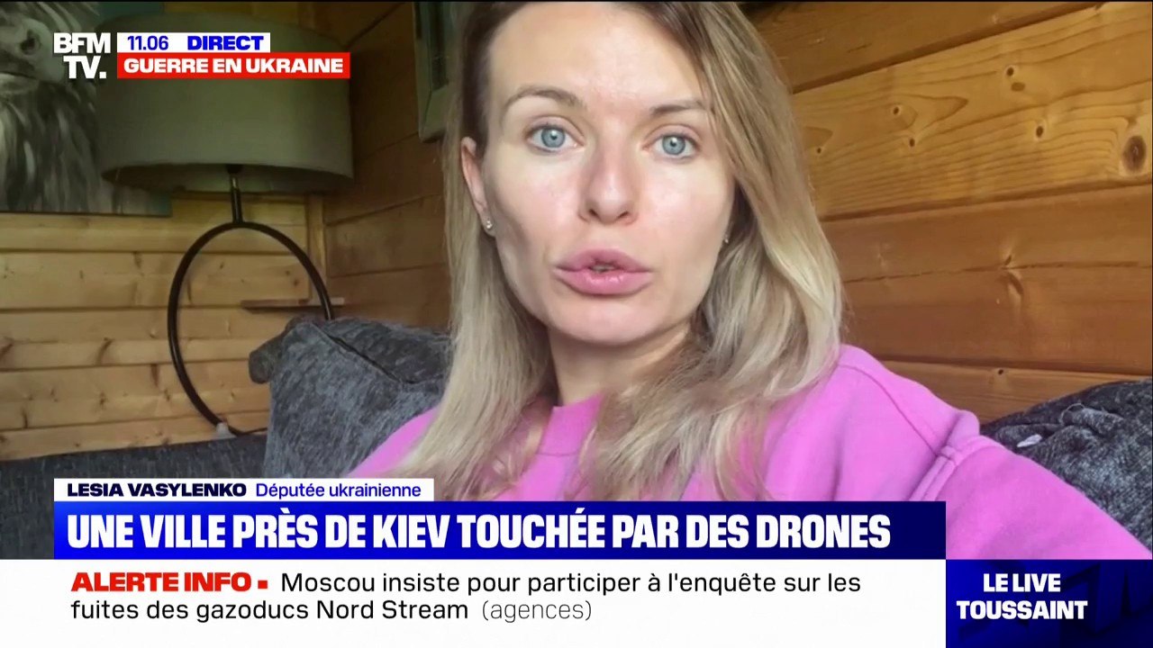 Pour la députée ukrainienne Lesia Vasylenko, le recul de l'armée russe dans la région de Kherson "donne beaucoup d'espoir"