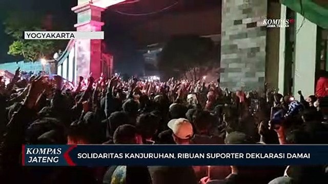Solidaritas Kanjuruhan, Ribuan Suporter Deklarasi Damai