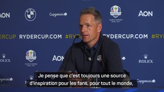 Ryder Cup - Donald : La Ryder Cup est un excellent moyen d'unifier tout le monde